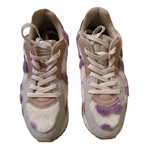 Pre-owned W6yz Leather Trainers In Multicolour