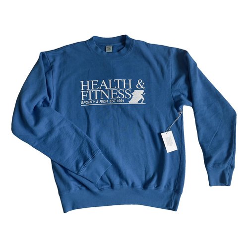 Pre-owned Sporty And Rich Sweatshirt In Blue
