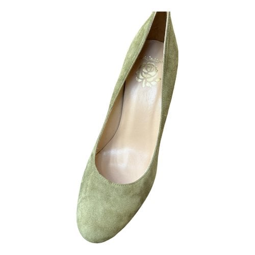Pre-owned Maliparmi Leather Heels In Green