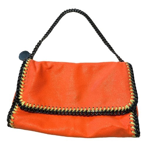 Pre-owned Stella Mccartney Vegan Leather Handbag In Orange