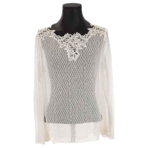 Pre-owned Ermanno Scervino Wool Tunic In White