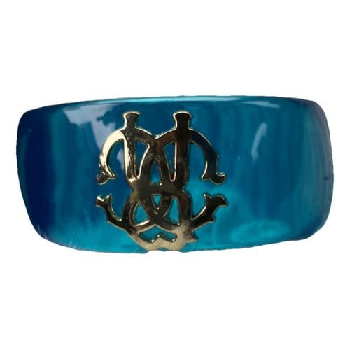 Pre-owned Roberto Cavalli Bracelet In Turquoise