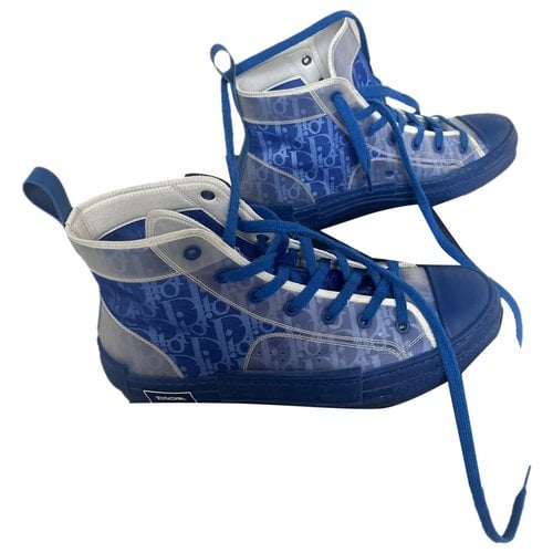 Pre-owned Dior Lace Ups In Blue