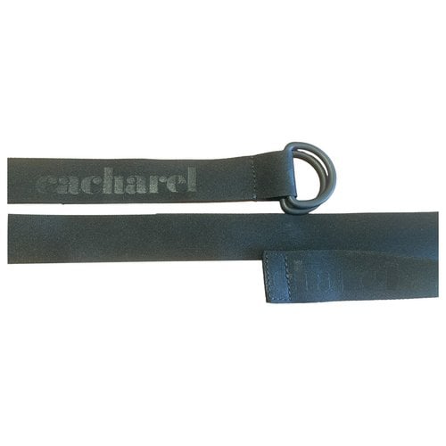 Pre-owned Cacharel Cloth Belt In Black
