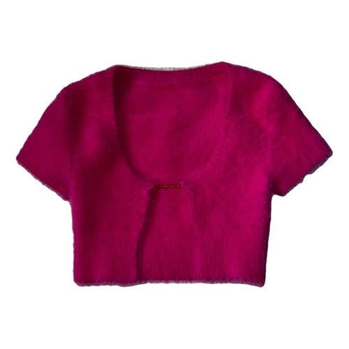 Pre-owned Jacquemus Faux Fur Top In Pink