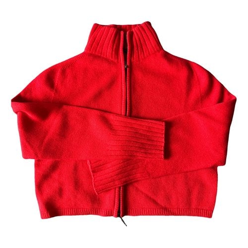 Pre-owned Les Copains Cashmere Twin-set In Red
