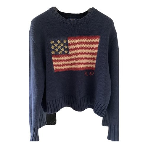 Pre-owned Polo Ralph Lauren Jumper In Blue