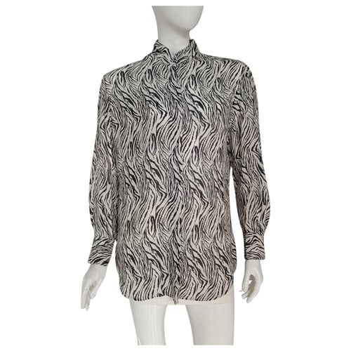 Pre-owned Isabel Marant Silk Shirt In White