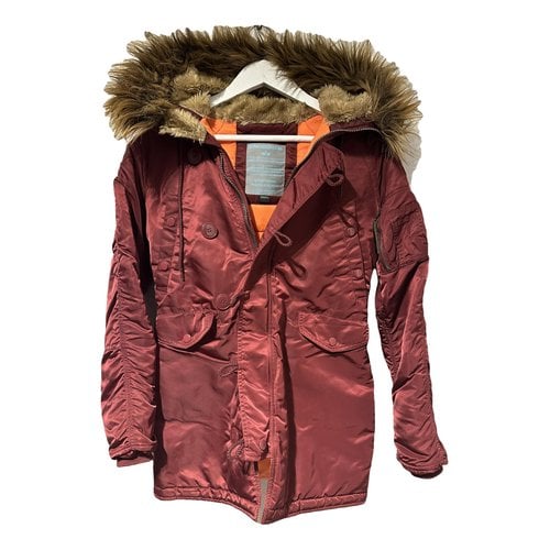 Pre-owned Alpha Industries Jacket In Red