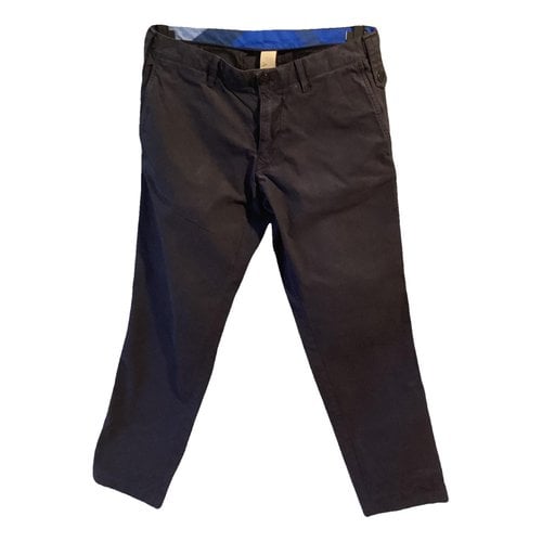 Pre-owned Burberry Chino Pants In Blue