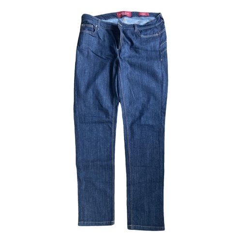 Pre-owned Marina Rinaldi Slim Jeans In Blue