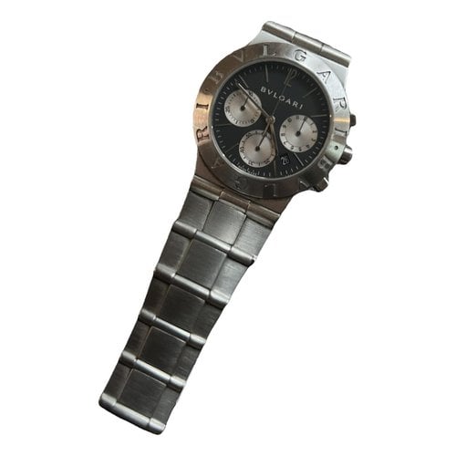 Pre-owned Bvlgari Diagono Watch In Metallic
