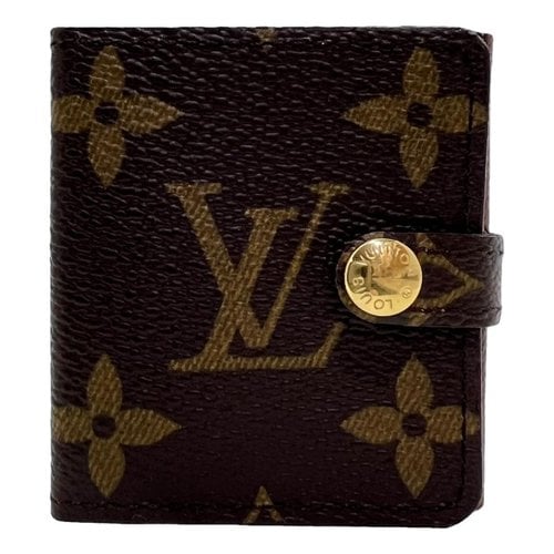 Pre-owned Louis Vuitton Silk Handkerchief In Brown
