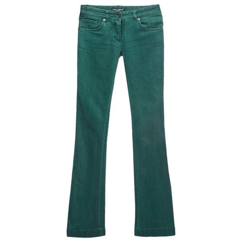 Pre-owned Dolce & Gabbana Jeans In Green