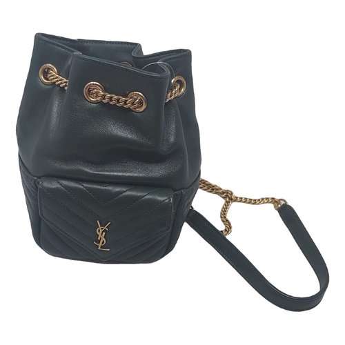Pre-owned Saint Laurent Leather Handbag In Green