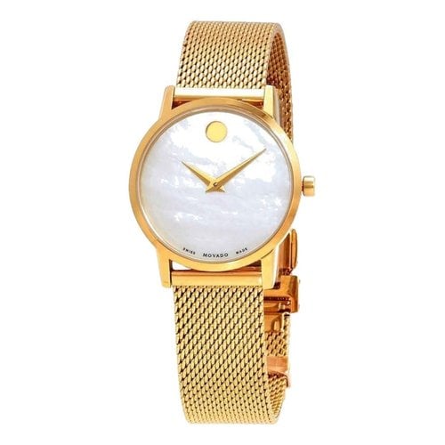 Pre-owned Movado Watch In Multicolour