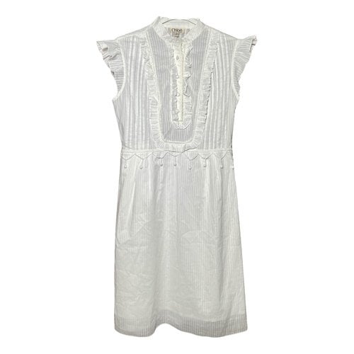 Pre-owned Chloé Mid-length Dress In White