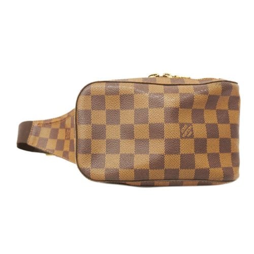 Pre-owned Louis Vuitton Cloth Satchel In Brown