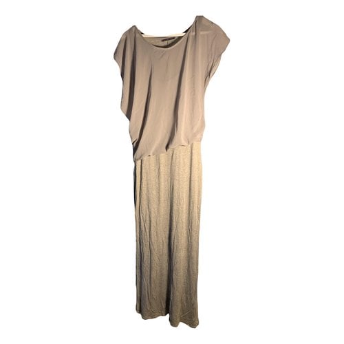 Pre-owned Velvet By Graham And Spencer Maxi Dress In Grey