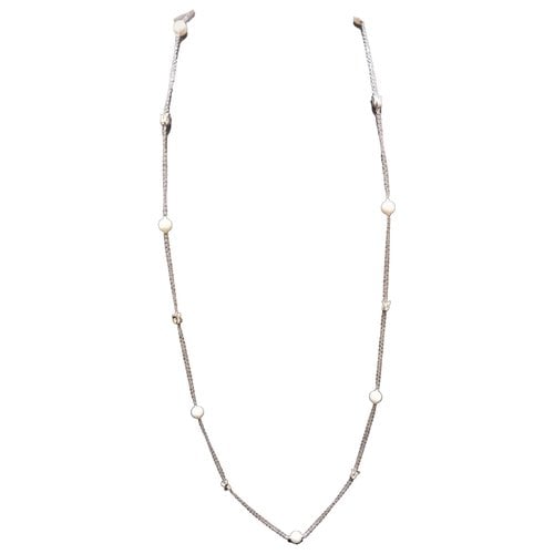 Pre-owned Damiani White Gold Necklace In Silver
