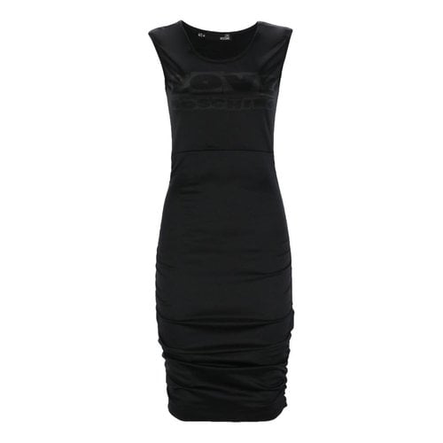 Pre-owned Moschino Love Mid-length Dress In Black