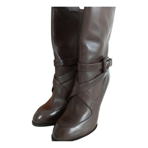 Pre-owned Tod's Leather Boots In Other