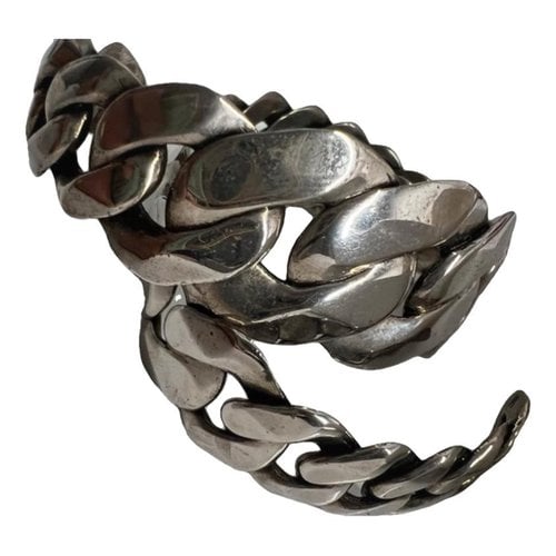 Pre-owned Alexander Mcqueen Bracelet In Anthracite