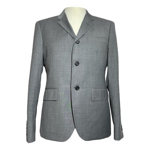 Pre-owned Thom Browne Wool Vest In Grey