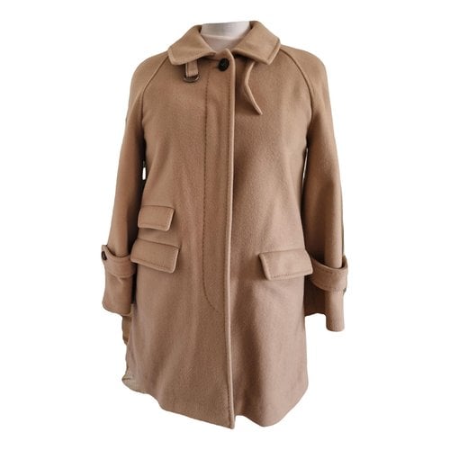 Pre-owned Weill Cashmere Coat In Beige