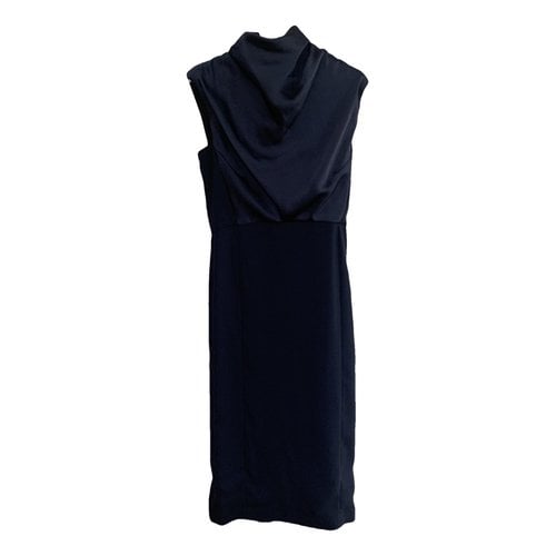 Pre-owned Erika Cavallini Mid-length Dress In Blue