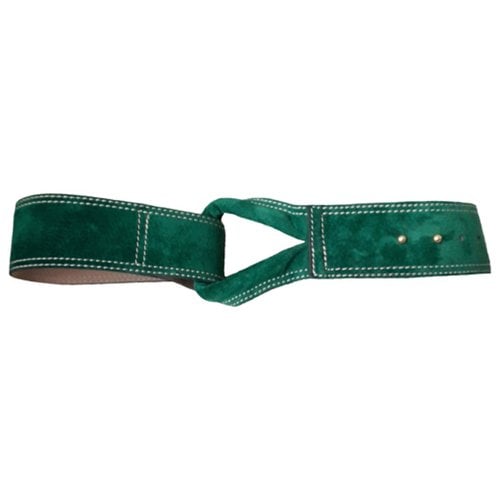 Pre-owned Pierre Balmain Belt In Green