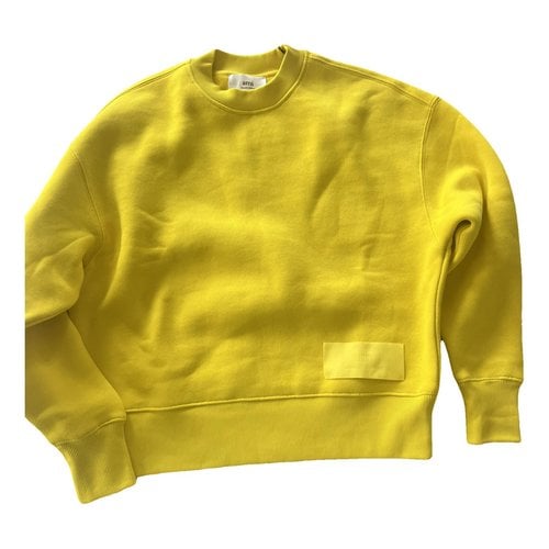 Pre-owned Ami Alexandre Mattiussi Sweatshirt In Yellow