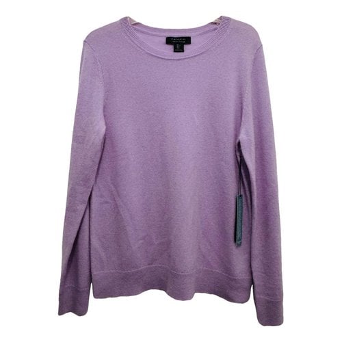 Pre-owned Elie Tahari Cashmere Top In Purple
