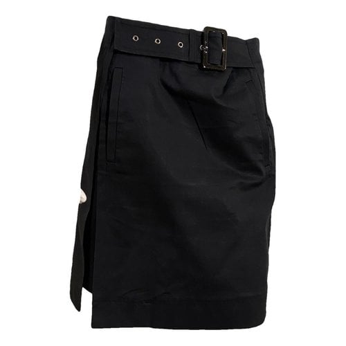 Pre-owned Ferragamo Mini Skirt In Black