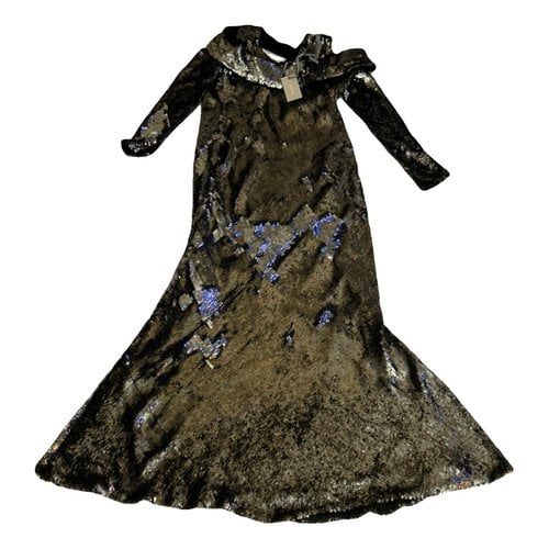 Pre-owned Jason Wu Silk Maxi Dress In Metallic