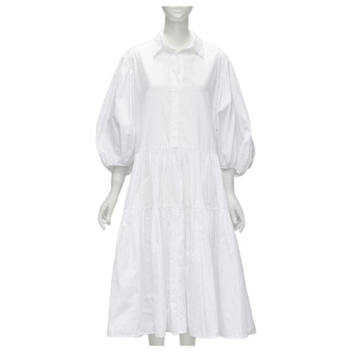 Pre-owned Cecilie Bahnsen Dress In White