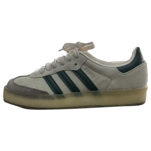 Pre-owned Adidas Originals Low Trainers In Anthracite