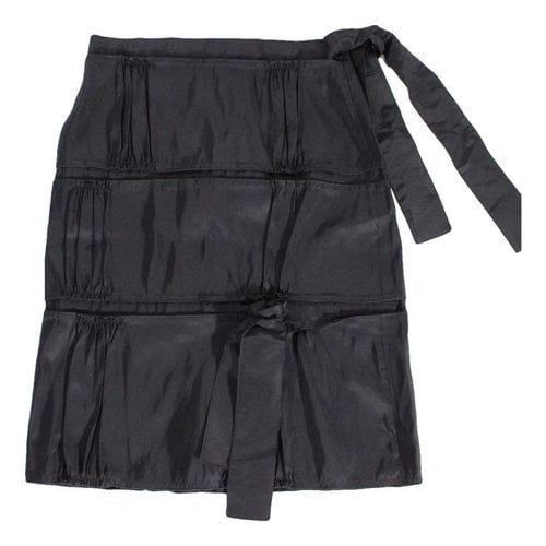 Pre-owned Alberta Ferretti Mid-length Skirt In Black