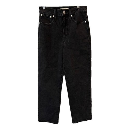 Pre-owned Madewell Jeans In Black