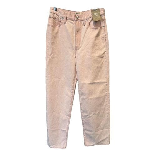 Pre-owned Madewell Jeans In Pink