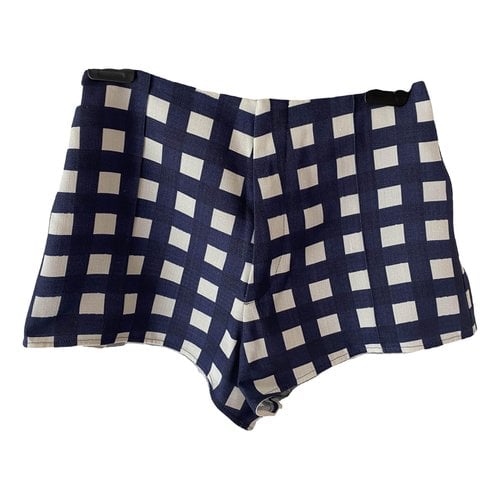 Pre-owned Jacquemus Cloth Mini Short In Navy