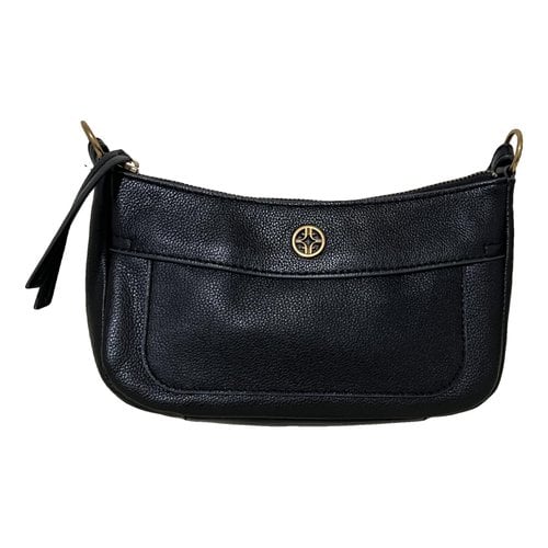 Pre-owned Fossil Leather Bag In Black
