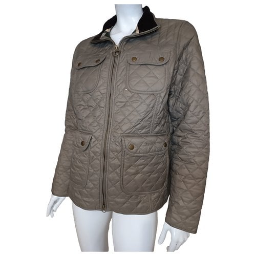 Pre-owned Barbour Puffer In Grey