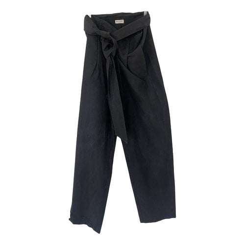 Pre-owned Masscob Large Pants In Black