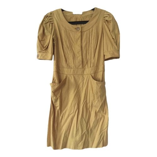 Pre-owned Chloé Mid-length Dress In Yellow