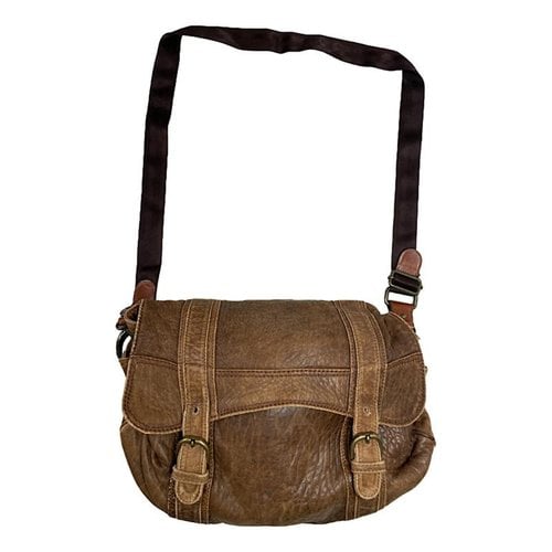 Pre-owned Marni Tuk Leather Handbag In Brown