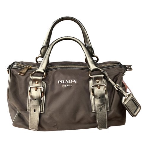 Pre-owned Prada Handbag In Gold
