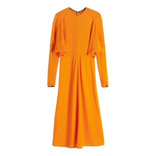 Pre-owned Victoria Beckham Dress In Orange