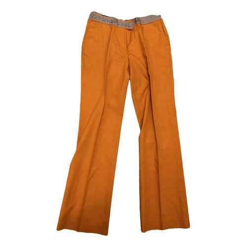 Pre-owned Isabel Marant Trousers In Orange