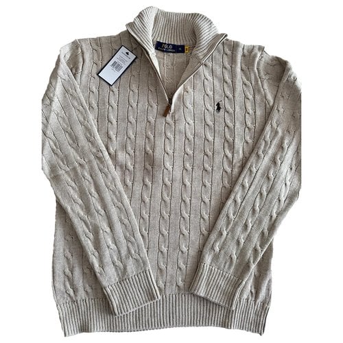 Pre-owned Polo Ralph Lauren Pull In Beige